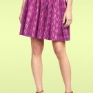 Gap Ikat Drawstring Skirt Pink 10 Purple NWT $59.95