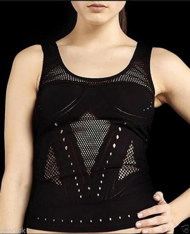 La Perla Technosensual Tank Peep Cutout Stretch Bandage S IT 2