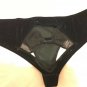 NWT Victorias Secret SEXY Cut out BLACK Mesh Panty Bow S Small