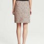NWT Banana Republic Woven Tweed Skirt Blood Orange 14 Plus Size