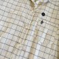 NWT ABERCROMBIE & FITCH A&F Oxford Light Yellow Stripe Button Down Shirt S