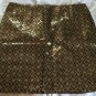 NWT Banana Republic Monogram Collection Olive Sequin Mini Skirt 12 Mosiac Gold