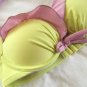 NWOT VICTORIA&acirc;��S SECRET Beach Push Up Bikini Swim Top Colorblock Yellow Purpl 32B