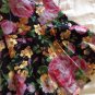NWT Abercrombie & Fitch Mini Skirt Gold foil 8 Blues Pinks Floral