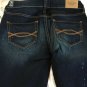 NWT Abercrombie & Fitch A&F Stretch Skinny Jeans Painted Denim Dark Wash 0 25