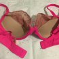 NWT Victoria's Secret Lace Half Push Up Bra 34D Pink
