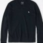 NWT Abercrombie And Fitch Icon V Neck Sweater Navy Blue M