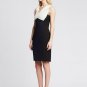 NWT Banana Republic Sloan Fit Color-block Cutout Dress Cocktail 2 Bodycon Form