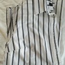 NWT Banana Republic Women's Riley Button Down Shirt S Striped