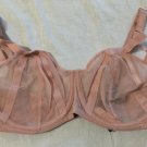 NWT Victoria’s Secret Unlined Mesh Caged Balconette Bra Demure Pink 38DD