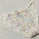 New Victoria’s Secret Embroidered String Bikini Floral Large White