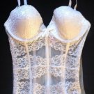 NWOT Victoria's Secret Angel Fantasies Padded Push Up Boned Bustier 36C Bridal