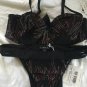 NWT La Perla Strapless Demi Cup Bra Cheeky Tanga Lot 36B S Bamboo Bandage $425