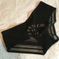 New Victoria&acirc;��s Secret Laser Cut Illusions Mesh Hiphugger Hipster Black XS