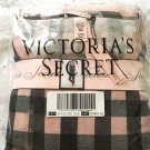 NWT Victoria’s Secret THERMAL Long Sleeve Pajama Set Black Pink XL