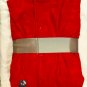 NEW Covington 2 PC Embossed Fleece Pajama Set Red Snowflake Reindeer XL