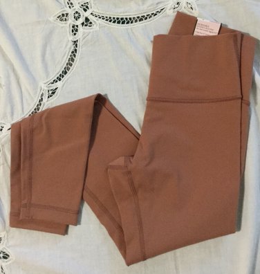NWT Victoria&acirc;��s Secret Incredible Studio Legging Size 8 Brown Active Yoga Pilates