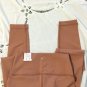 NWT Victoria&acirc;��s Secret Incredible Studio Legging Size 8 Brown Active Yoga Pilates
