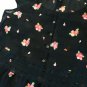 NWT Abercrombie & Fitch Fluttery Floral Airy Short Sleeve Blouse Shirt S Navy