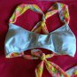 NWOT VICTORIAâS SECRET Beach Soft Bandeau Bikini Swim Halter Top S White Tropic