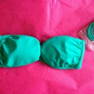 VICTORIA’S SECRET Beach Soft Bandeau Bikini Swim Top XS Emerald Green Halter