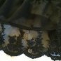NWT Abercrombie & Fitch Floral Lace Sheer Tank Top Blouse L Navy