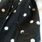 NWOT ABERCROMBIE & FITCH A&F Belted White Polka Dot Bustier Top S