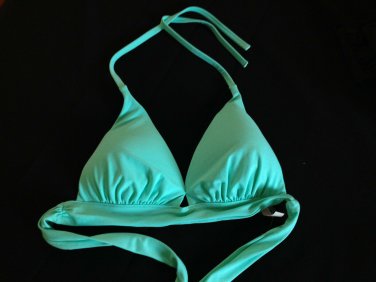 NWOT Victoria's Secret Triangle Bikini Top Green Medium