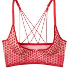Victoria’s Secret Luxury Collection Lingerie Red Starburst 3/4 Cup Bra 32DD $76+