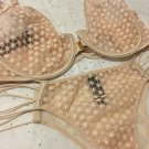 NWT Victoria's Secret Unlined Starburst Demi Bra Tanga set 32DDD M L