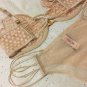 NWT Victoria's Secret Unlined Starburst Demi Bra Tanga set 32DDD M L