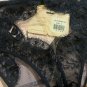 NWT Agent Provocateur Unlined Sheer Lace Navy Big Brief Panty S 2 High Rise