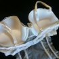 Victoria's Secret Sexy Padded Push Up Embellished Daisy Apron Babydoll White 36B