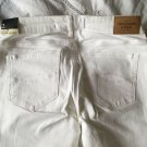 Abercrombie & Fitch The A&F Super Skinny High Rise Jeans Denim White 2 Long 26