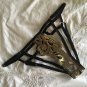 NWT Victoria's Secret Very Sexy Cutout String Bikini Floral Gold Embroidered L