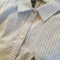 NWT ABERCROMBIE & FITCH A&F Oxford Mint Stripe Button Down Shirt M