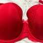 Victoria&acirc;��s Secret Dream Angels Lightly Lined Demi Bra 34D Lace Multi-way Red