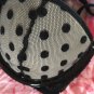 Victoria's Secret Designer Collection Bra String 34B Lace Polka Dots
