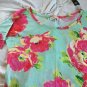 Abercrombie & Fitch Soft Spring Floral Boat Neck Relaxed Fit Shirt Large