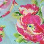 Abercrombie & Fitch Soft Spring Floral Boat Neck Relaxed Fit Shirt Large
