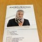 Andrea Bocelli 2014 USA WINTER TOUR Program Rare