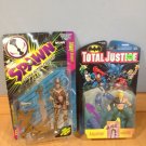 Spawn Tiffany the Amazon & Total Justice Gold Armor Aquaman Action Figure 1996