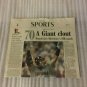 Chicago Tribune Newspaper Bonds "70 A Giant Clout" October 5, 2001