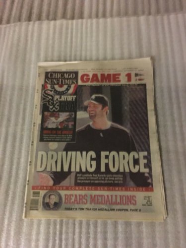 Chicago Sun-Times Newspaper "Driving Force"  White Sox October 11, 2005
