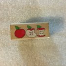 Tasty Apple Rubber Stamp Hero Arts D519~ S-32 *