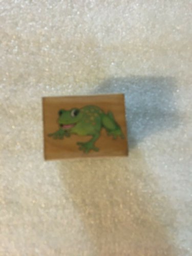 Friendly Frog Rubber Stamp Hero Arts 506E~ S-33 *