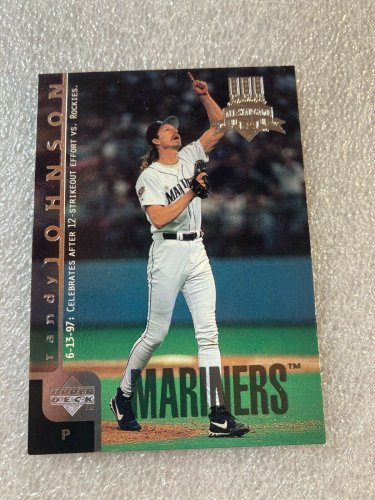 1998 Upper Deck Seattle Mariners Baseball Card #515 Randy Johnson~L-65
