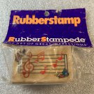 LOVE NOTES - Rubber Stampede Wood Mounted Rubber Stamp S-43*