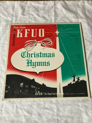 KFUO "Presents Christmas Hymns" ST. LOUIS CONCERT CHORALE LP~Vinyl NM