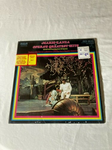 Mario Lanza Sings Opera's Greatest Hits RED SEAL VCS-7073(e) Shrink LP~Vinyl NM-